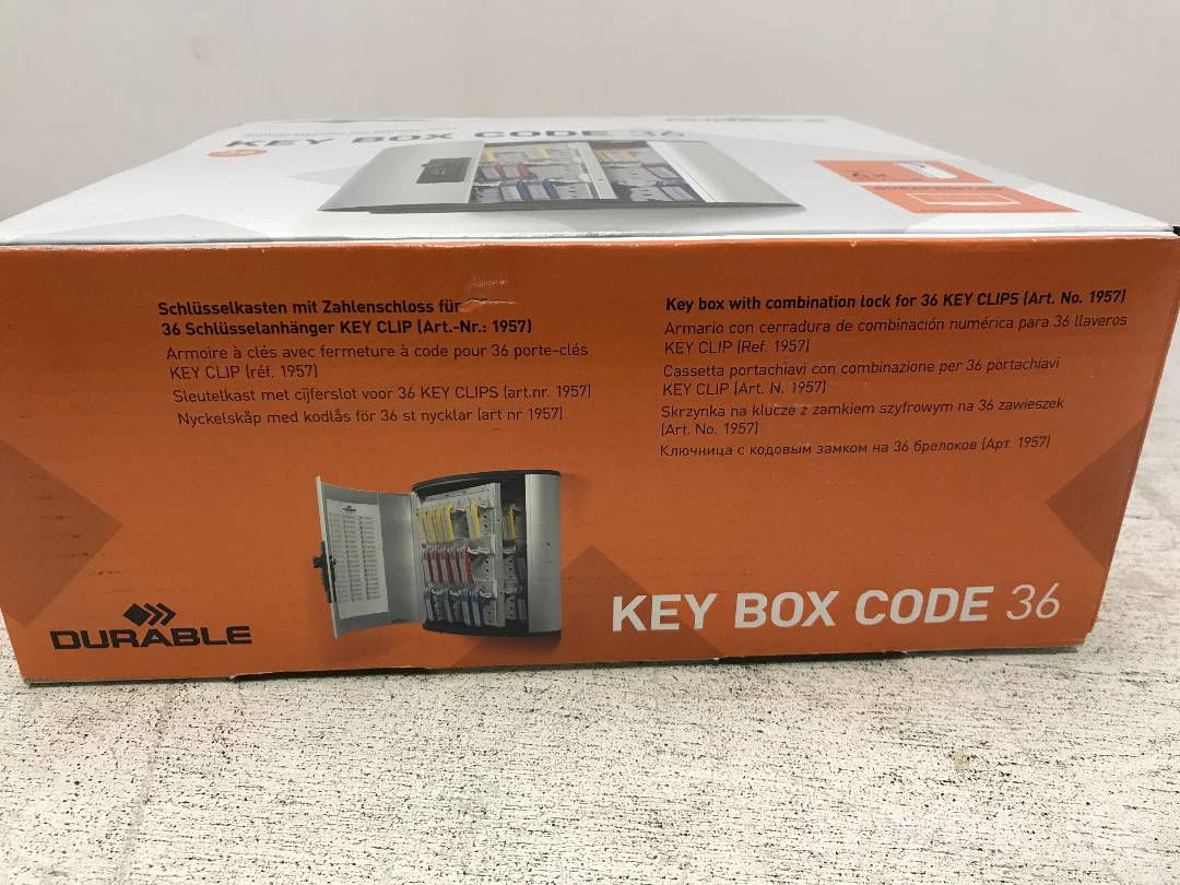 Durable Cassetta Portachiavi con Combinazione Key Box Code 36, 36